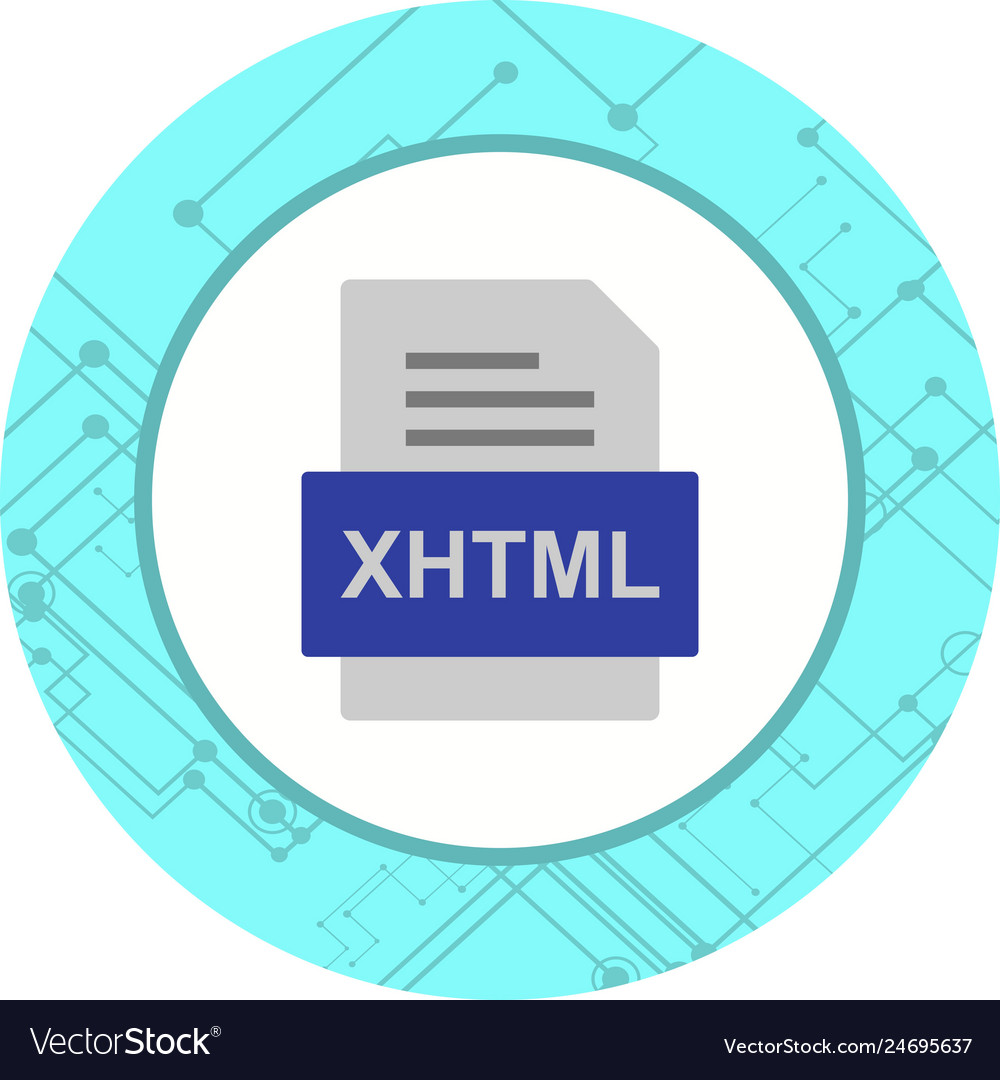 Xhtml file document icon
