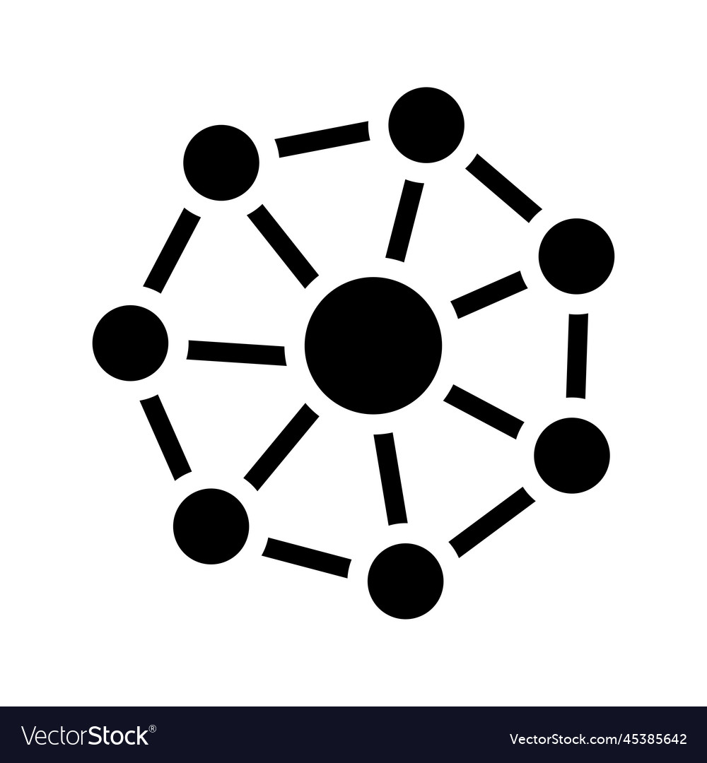 Connection networking icon