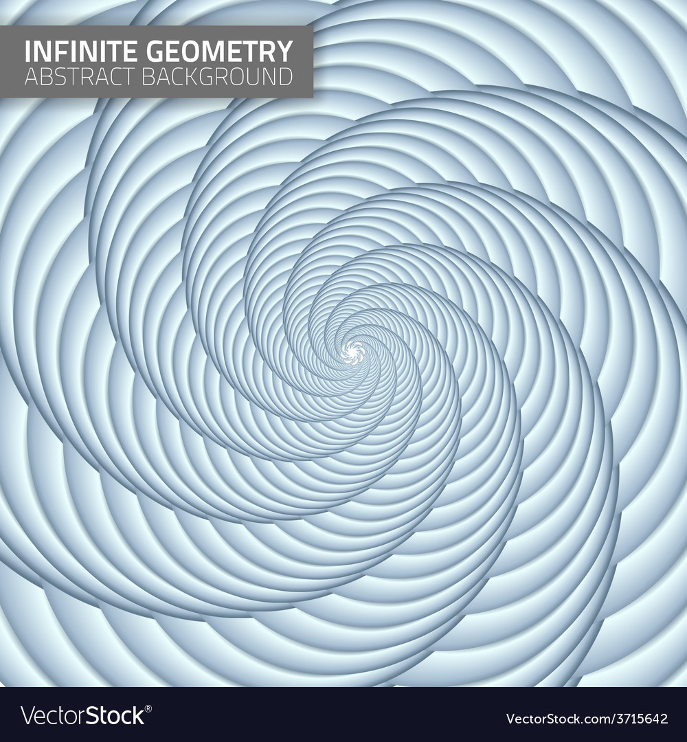 Infinite geometry fractal background