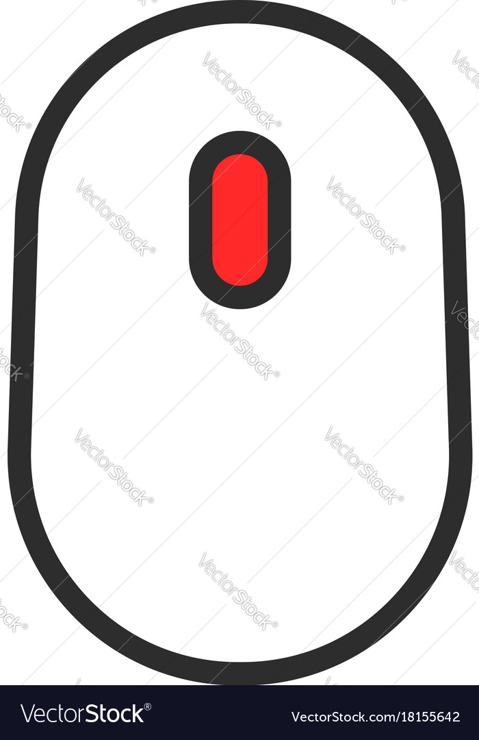 Thin line simple black scroll icon