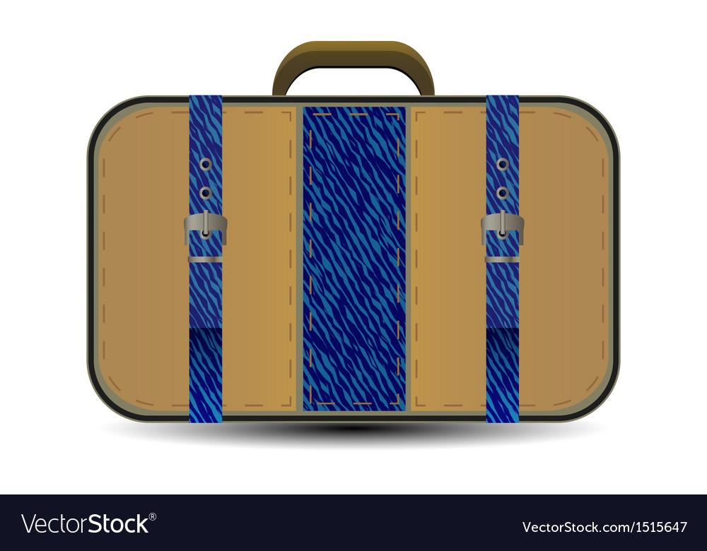 Braun Denim Reisetasche