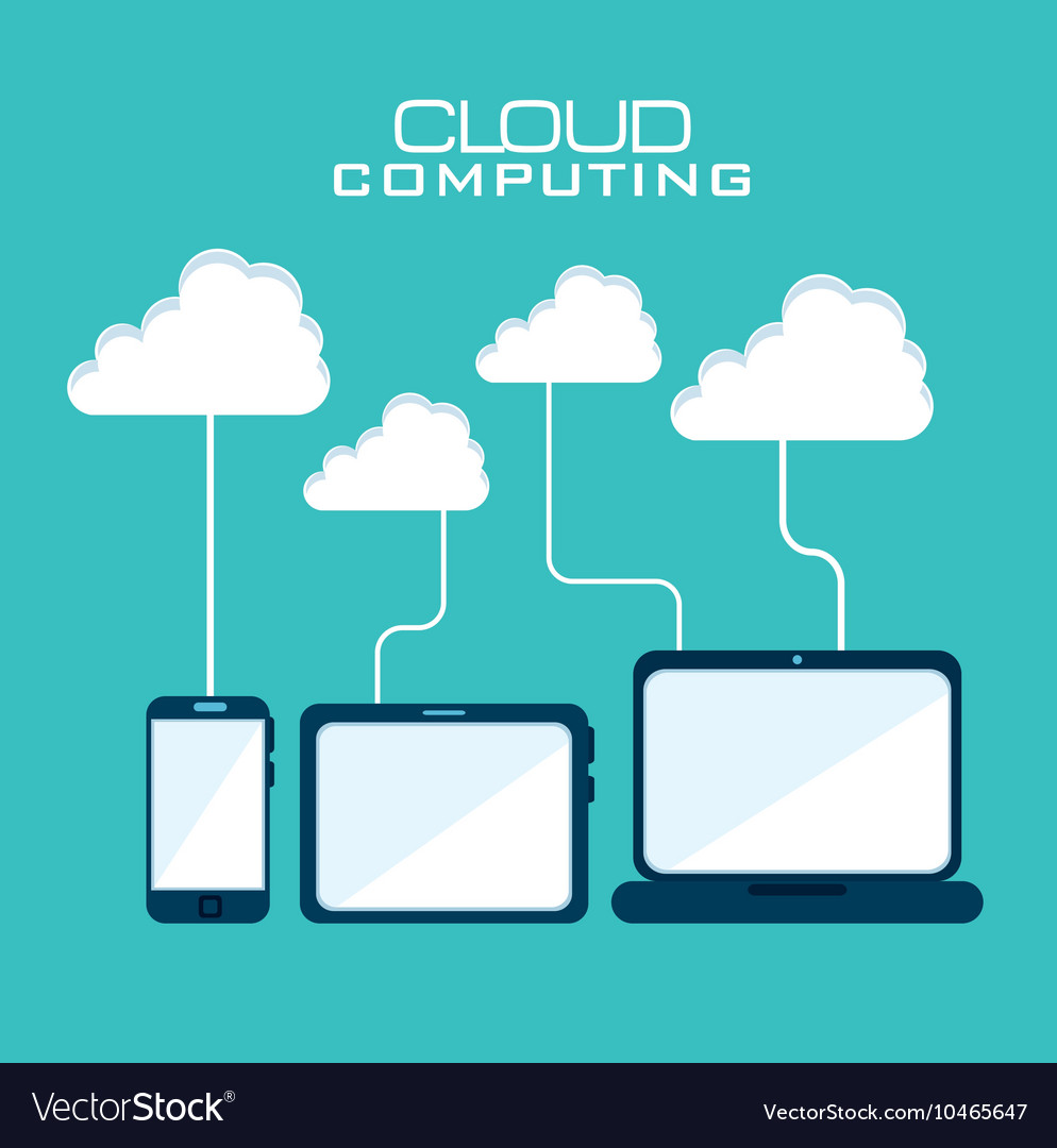 Cloud computing data icon