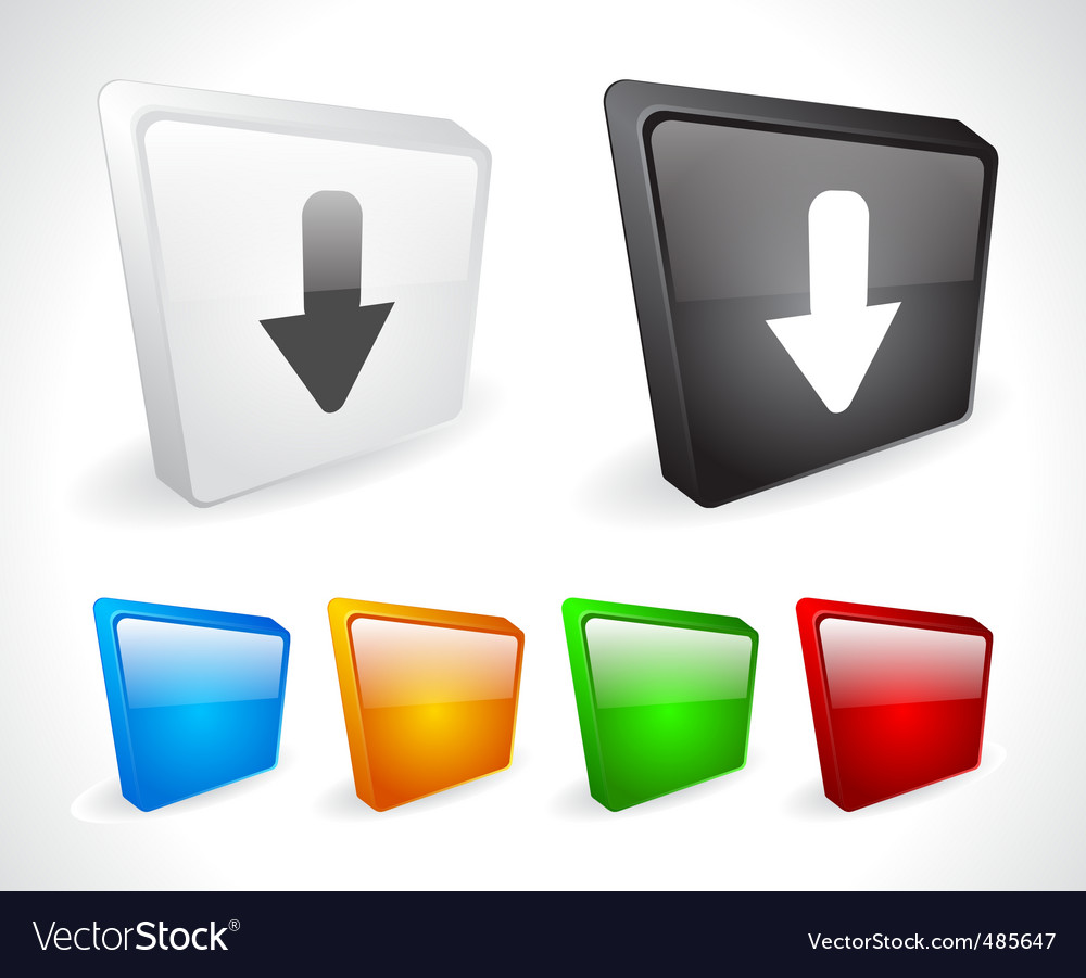Color 3d buttons for web
