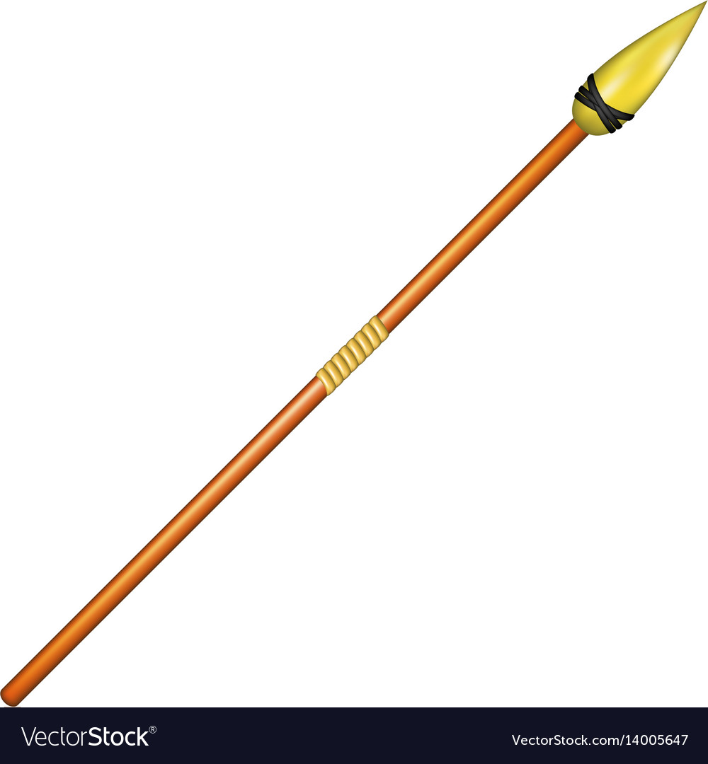 Golden Spear with Sharp Tip