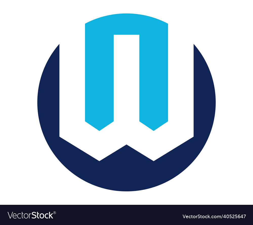 Logo for w letter