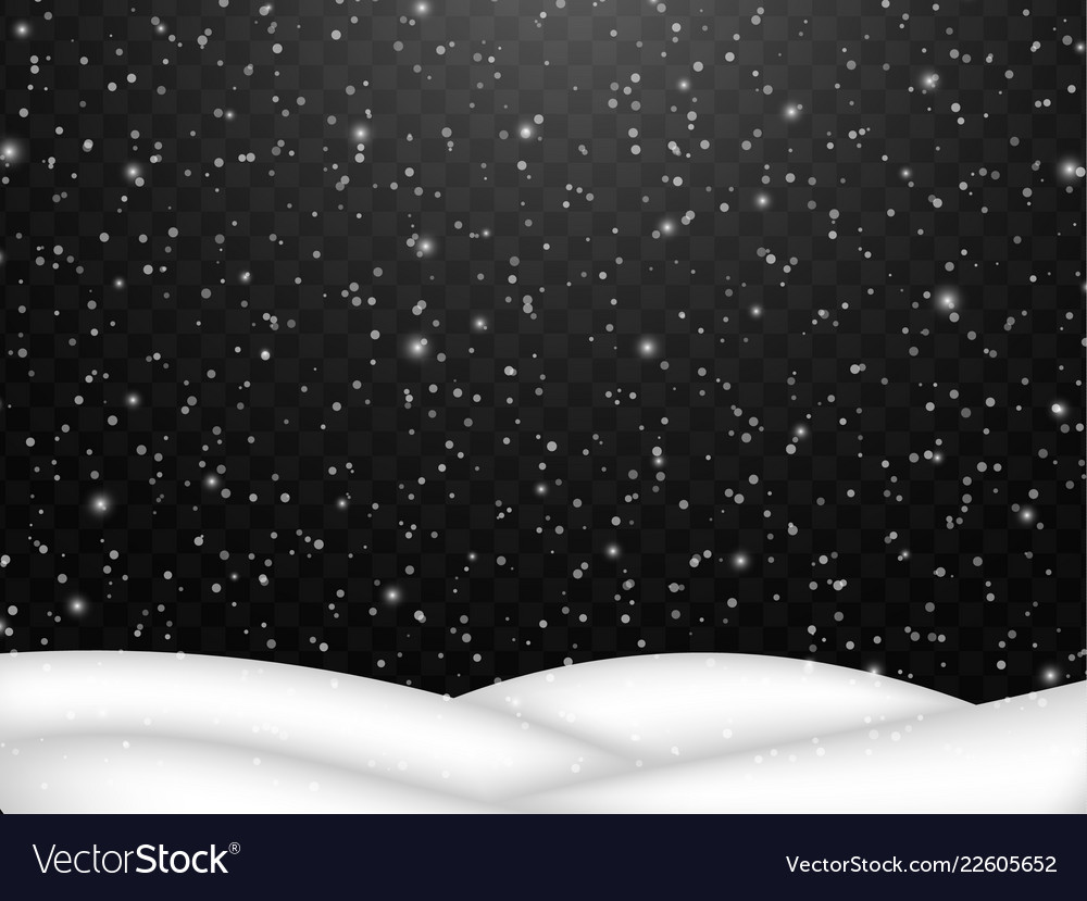 Abstract snowflake background fall snow vector image Abstract snowflake background fall snow
