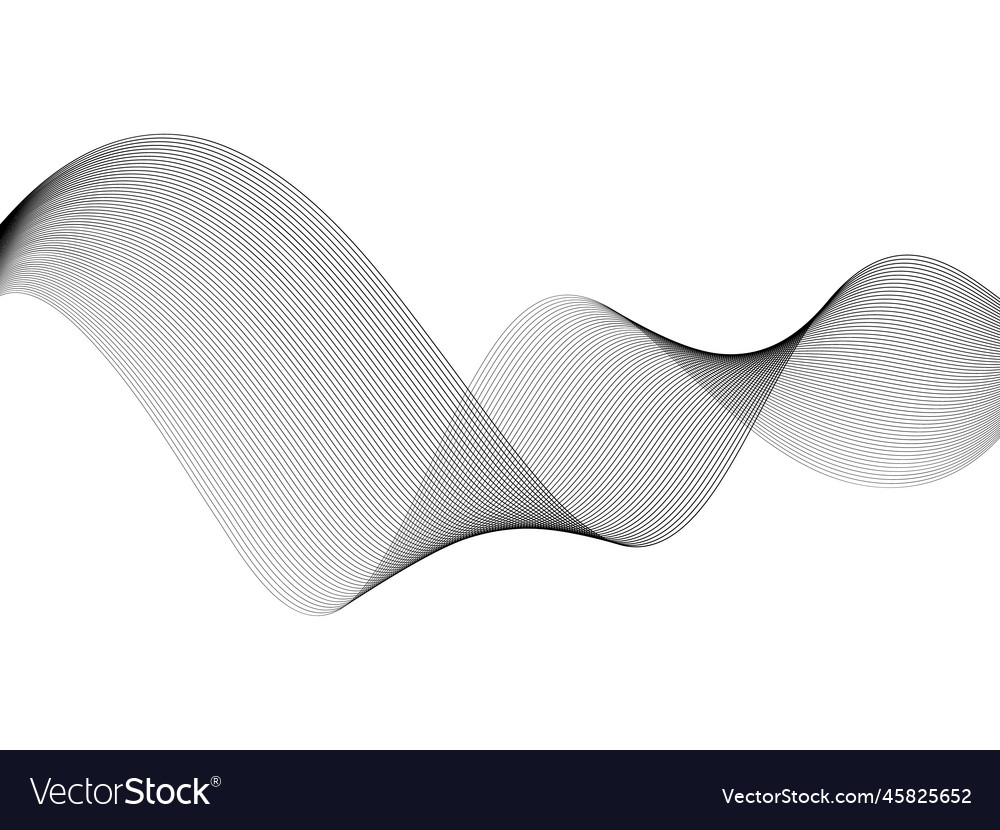 Abstract wave element for design digital vector image Abstract wave element for design digital