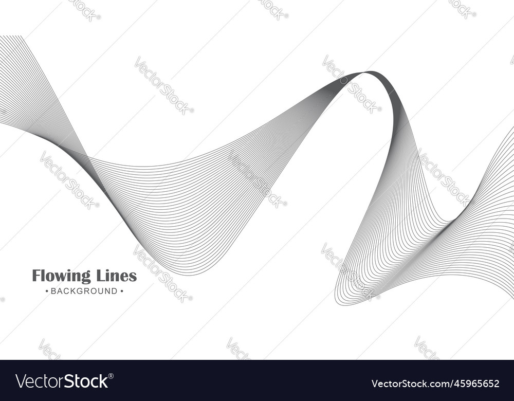 Flowing line style background design