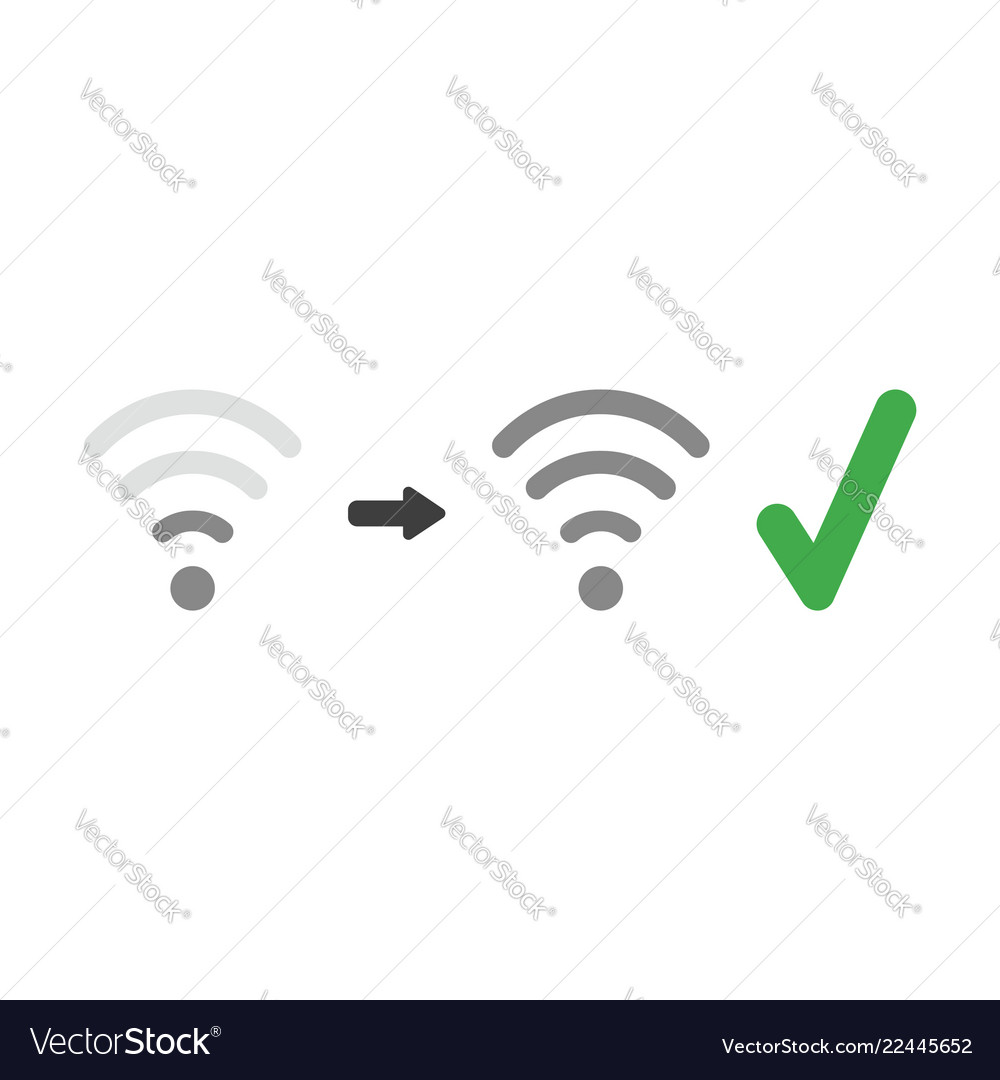 Icon Konzept des WLAN-Symbols