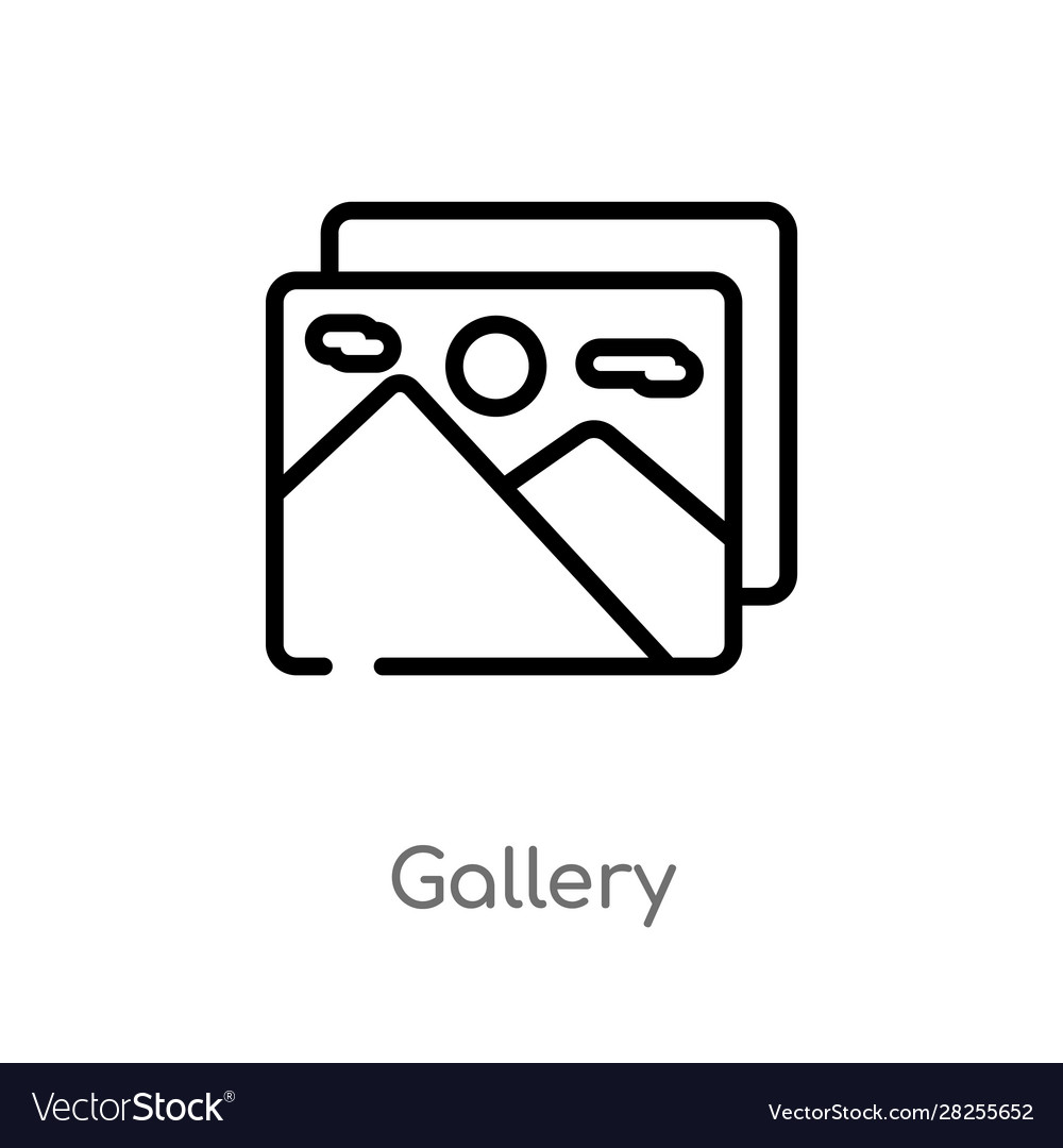 Outline catalogue icon isolated black simple line Vector Image