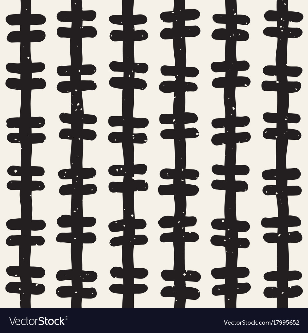 Seamless pattern with hand drawn lines abstract
