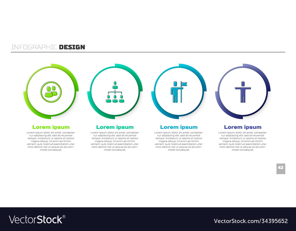 Set project team base hierarchy organogram chart vector image Set project team base hierarchy organogram chart