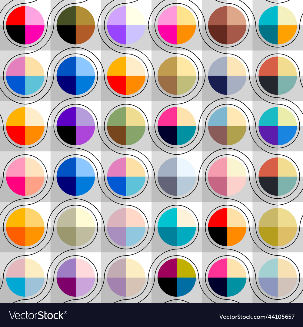 Geometric abstract pattern intersection patchwork vector image Geometric abstract pattern intersection patchwork