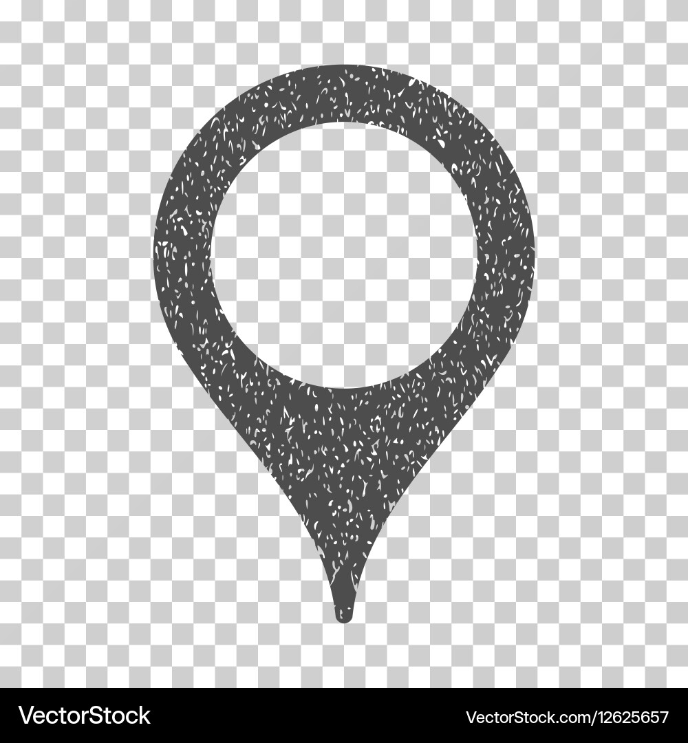 Map Pointer Grainy Texture Icon Royalty Free Vector Image