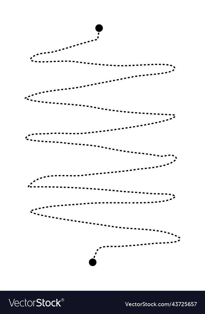 Prewriting tracing lines and curve shapes element vector image Prewriting tracing lines and curve shapes element