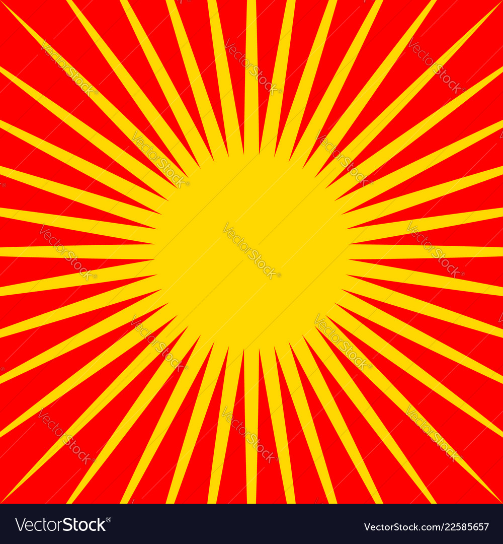 Radiating lines starburst pattern radial rays vector image Radiating lines starburst pattern radial rays