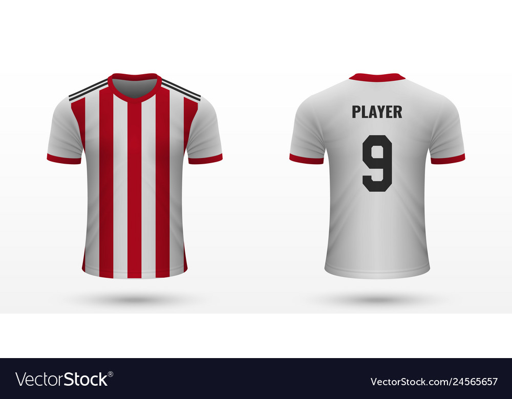 Realistic soccer shirt