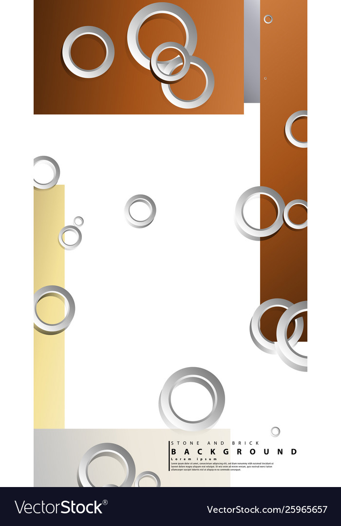 Ring abstract rectangular background with drop