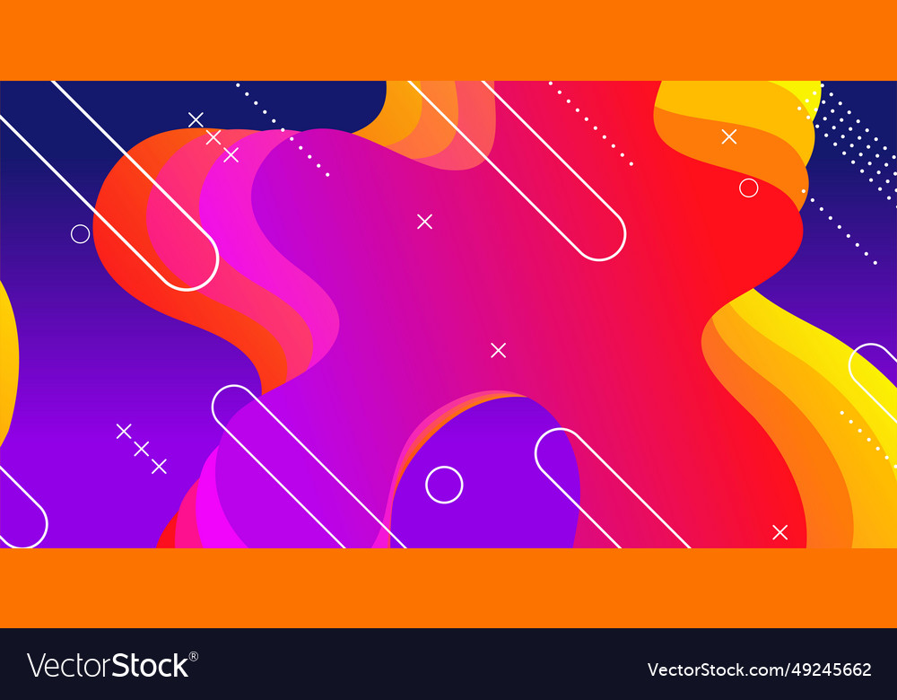 Abstract liquid wave background with colorful