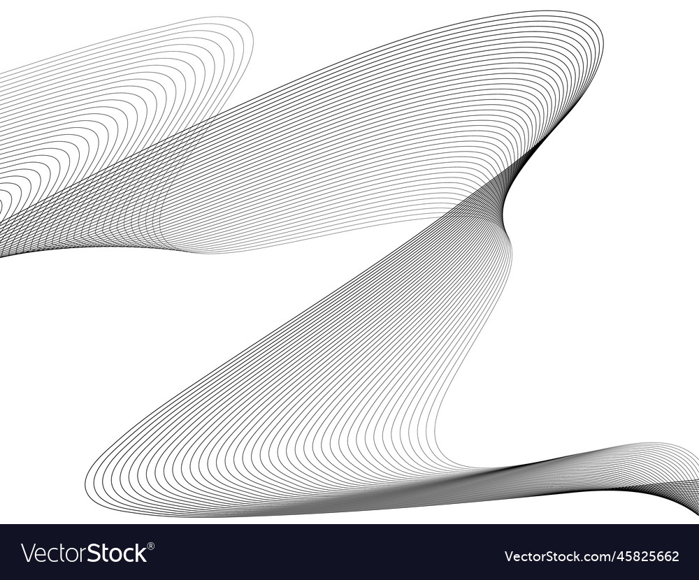 Abstract wave element for design digital vector image Abstract wave element for design digital