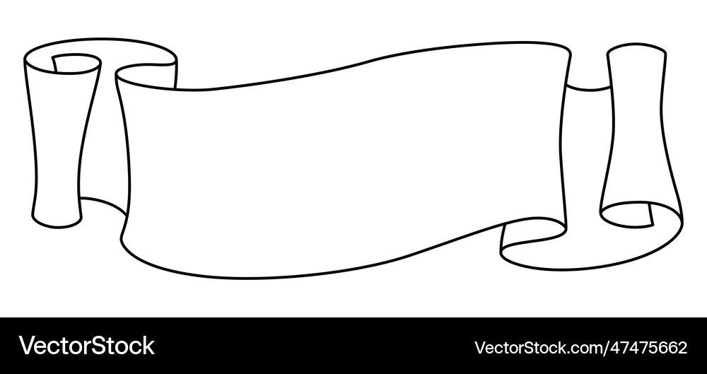 Antique Papyrus Scroll Royalty Free Vector Image