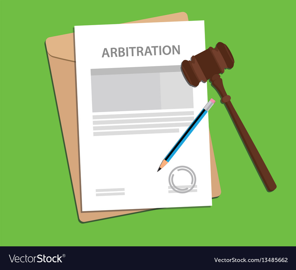 arbitration-agreement-letter-stamped-with-folder-vector-image