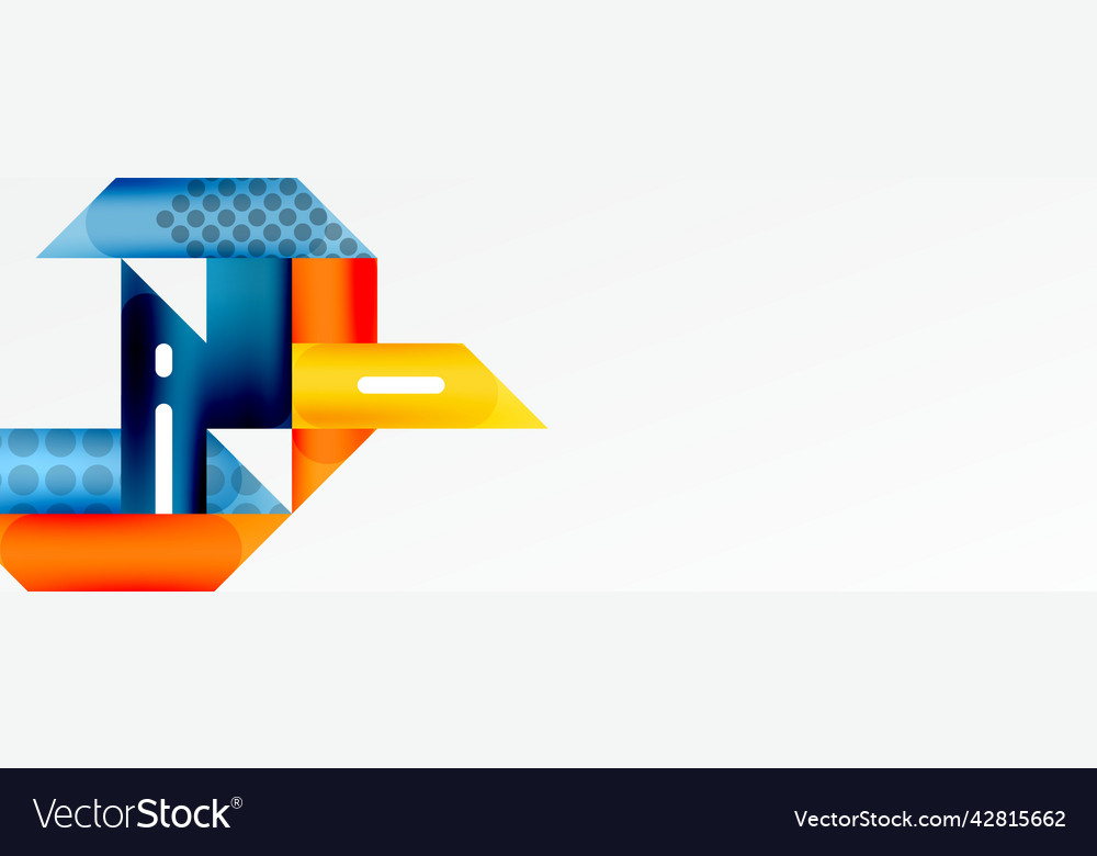 Background color abstract overlapping stripes vector image Background color abstract overlapping stripes