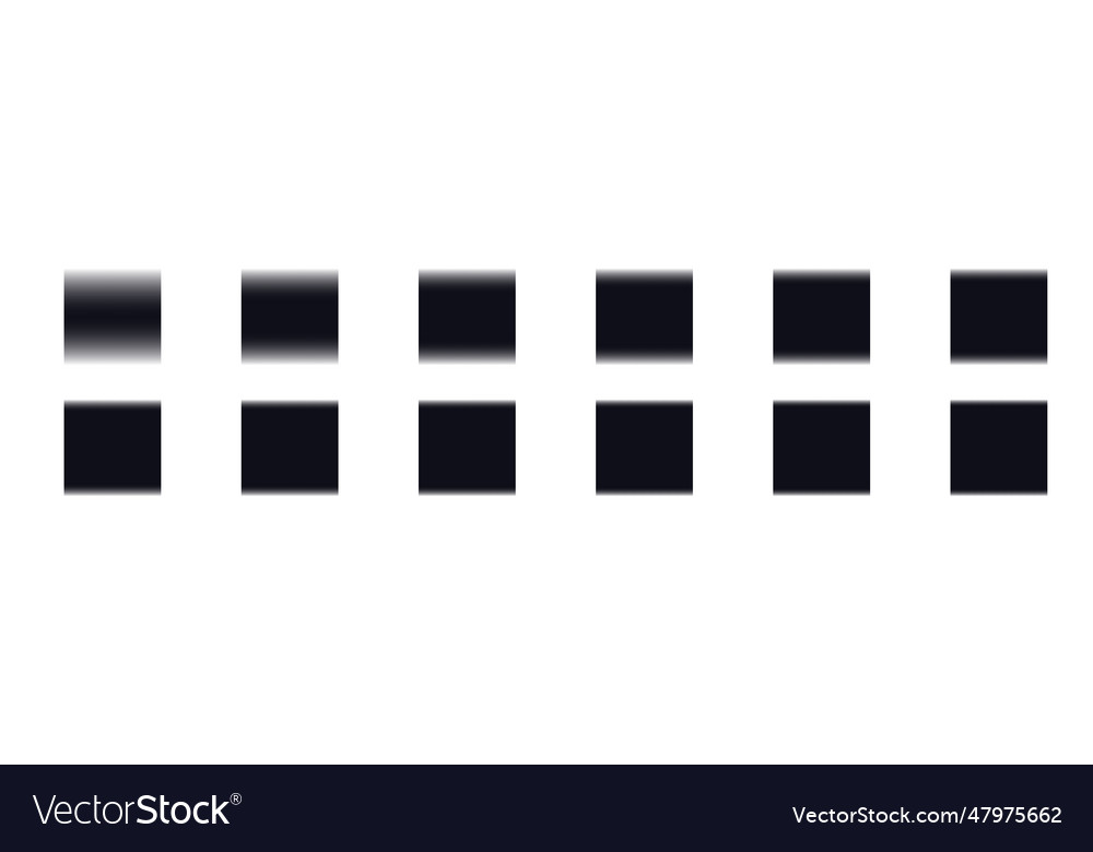 Blurry shape elements squares soft blob and fluid