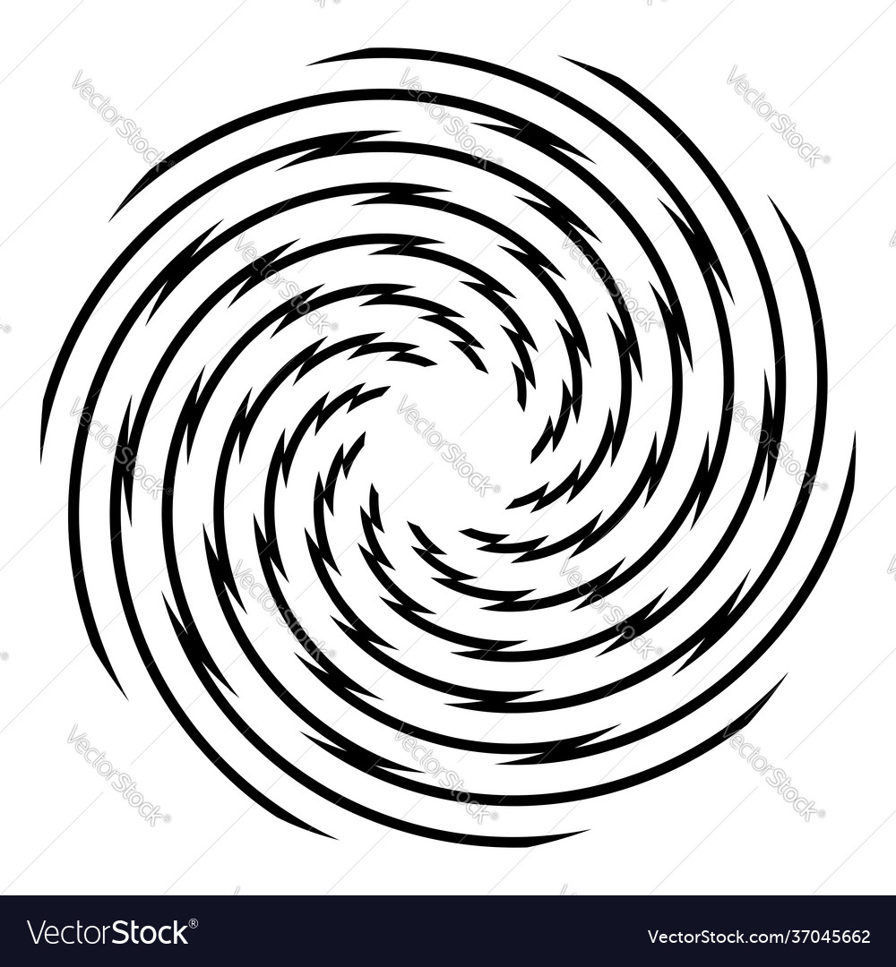 Cyclical circle helix volute element concentric