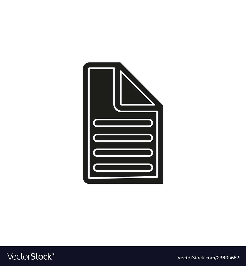 Document list - paper icon web page symbol
