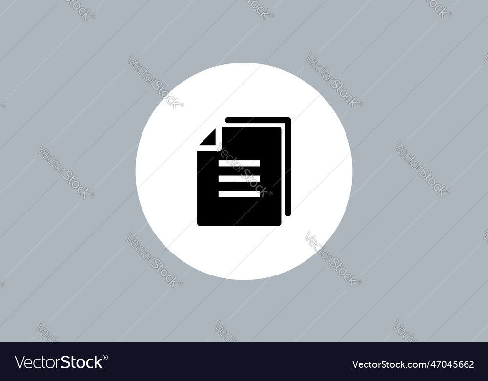 Document paper file page symbol icon