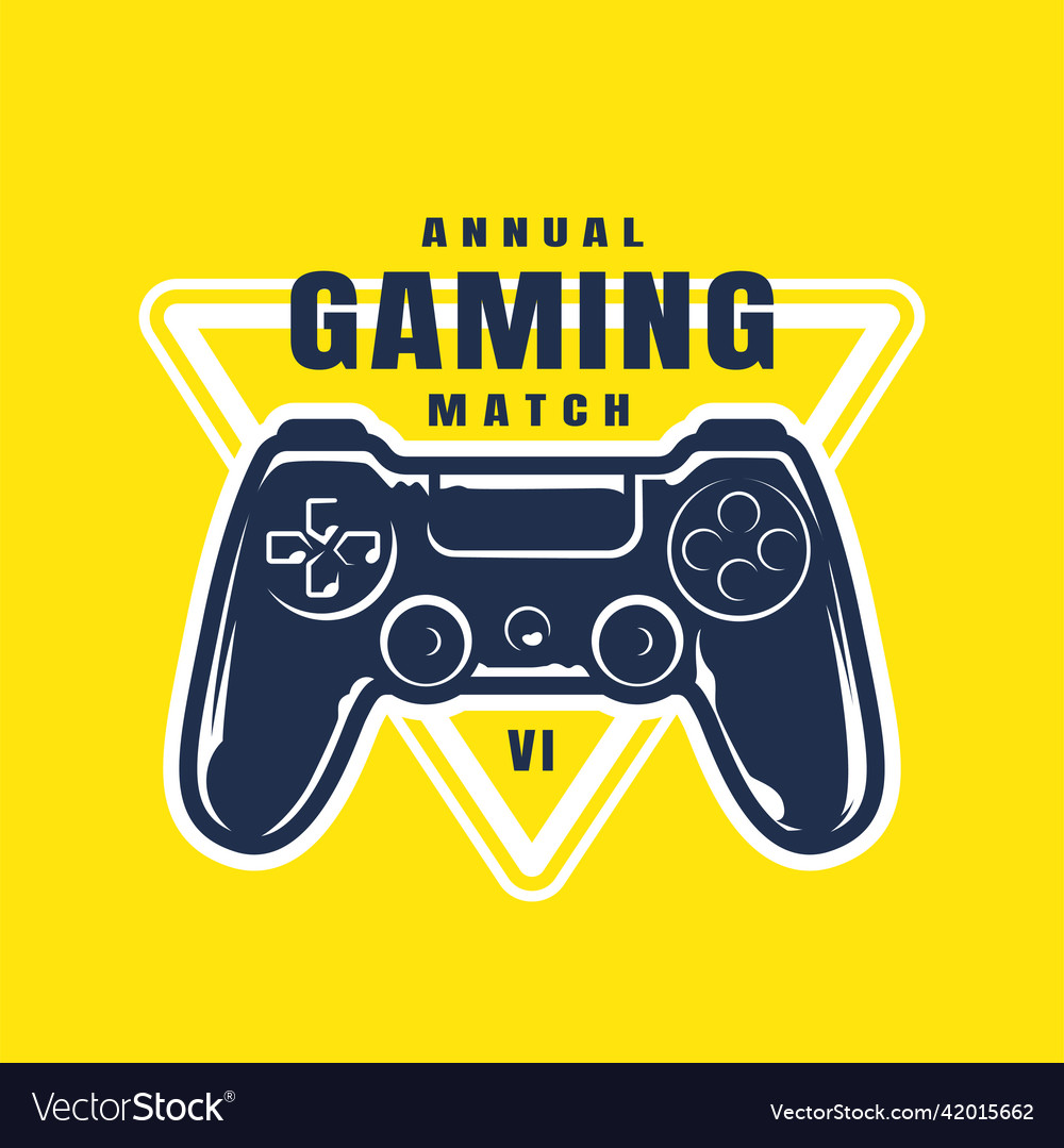 Gamer gaming logo Royalty Free Vector Image - VectorStock