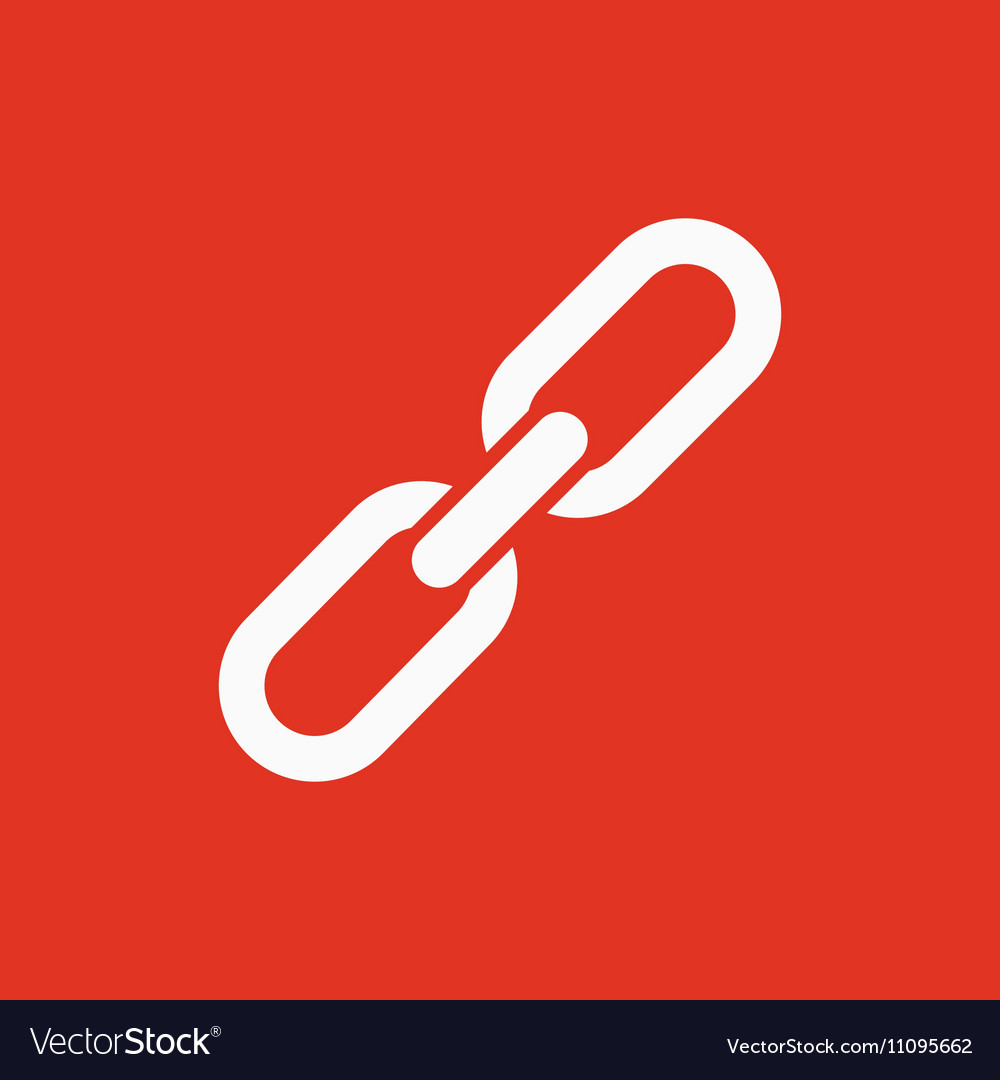 Link icon linked symbol flat
