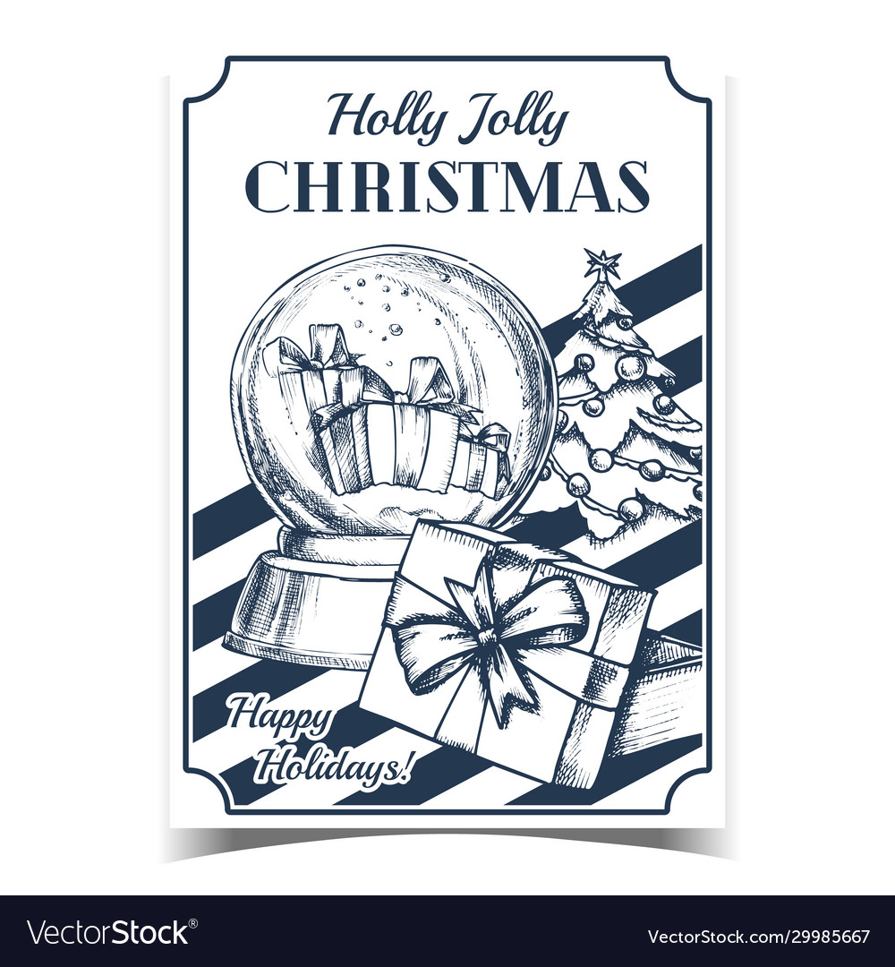 Weihnachtsfeier Werbeplakat