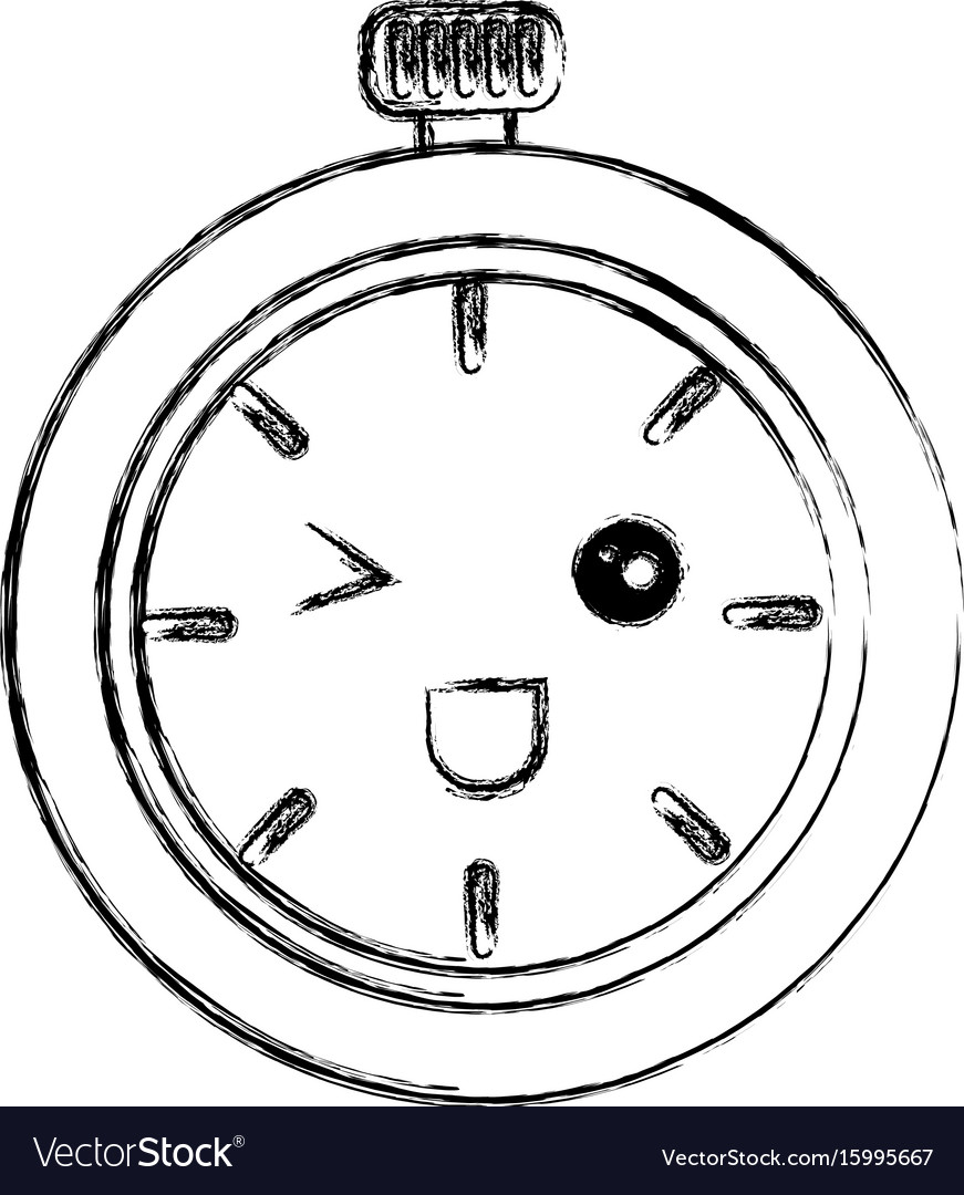Chronometer timer kawaii character