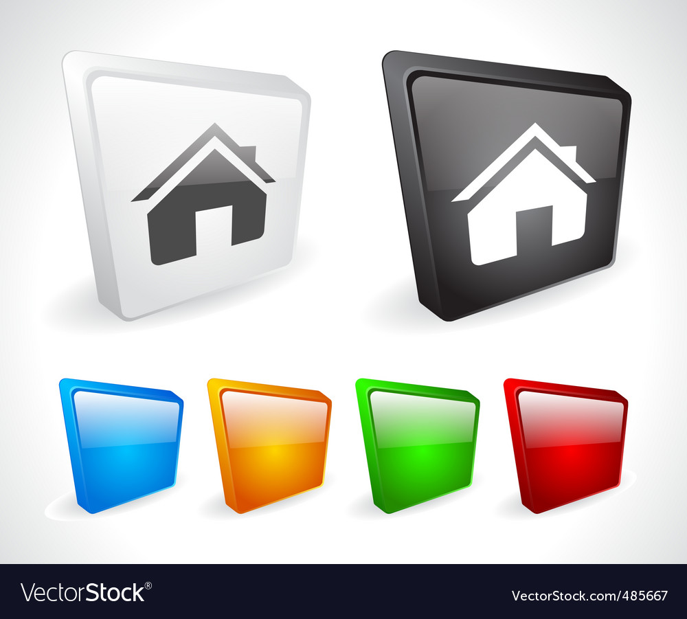 Color 3d buttons for web