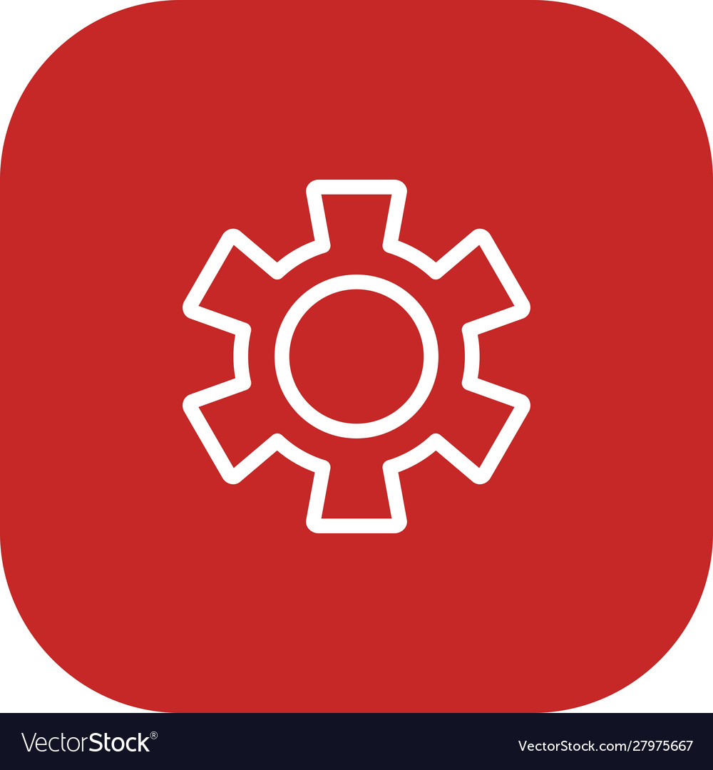 Configure icon with white background