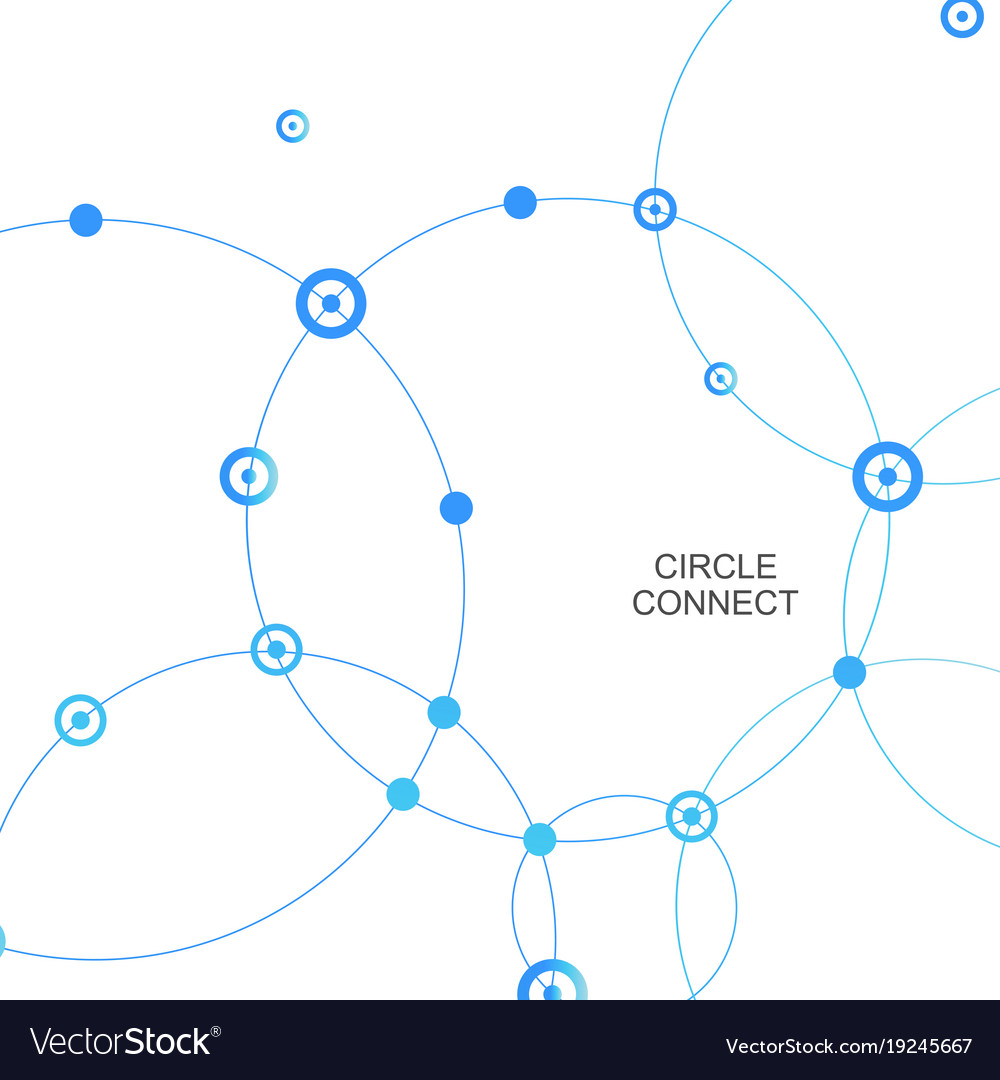 Connect circle and point with intersections