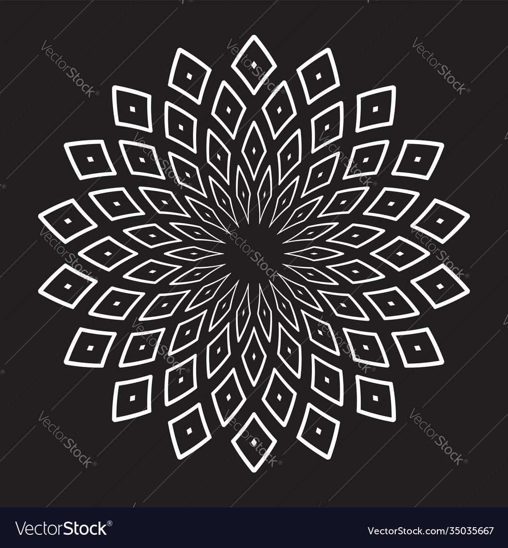 Decorative circle design element