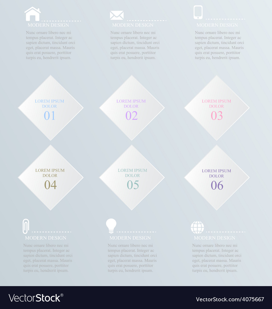Modern inforgraphics template