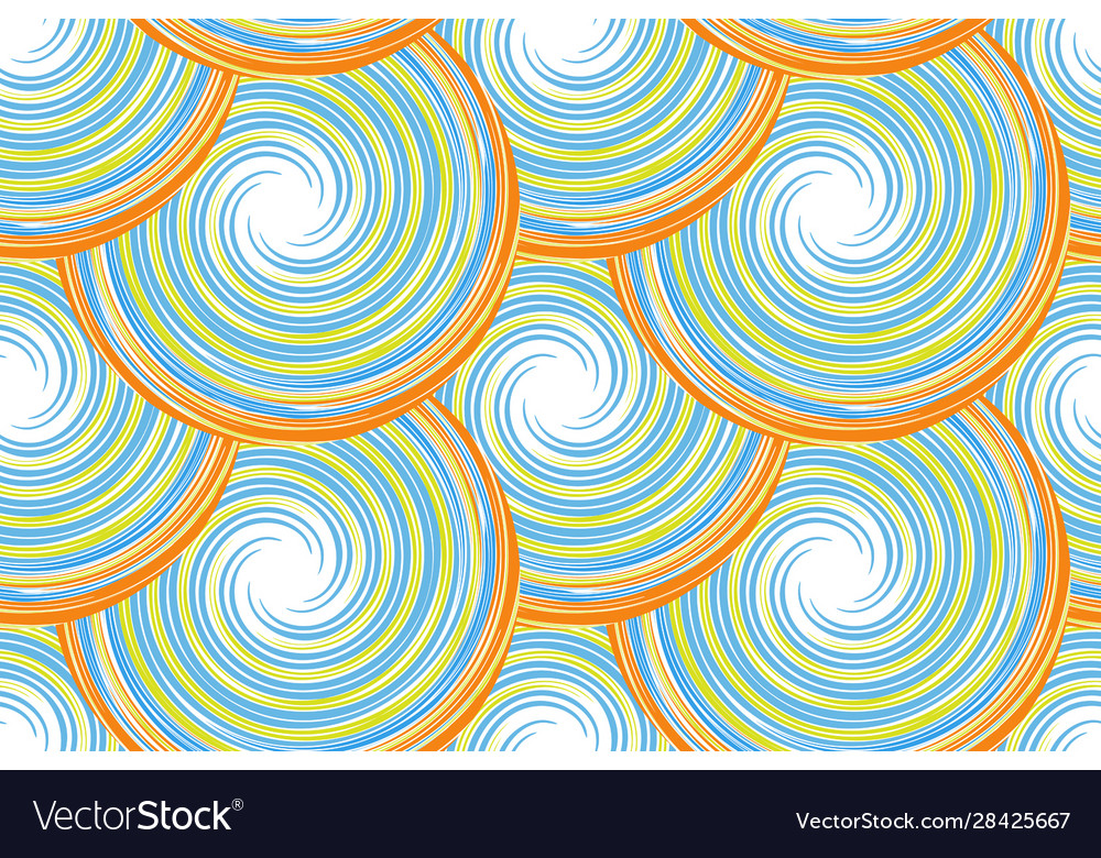 Seamless pattern with spirals Vector Image Seamless pattern with spirals