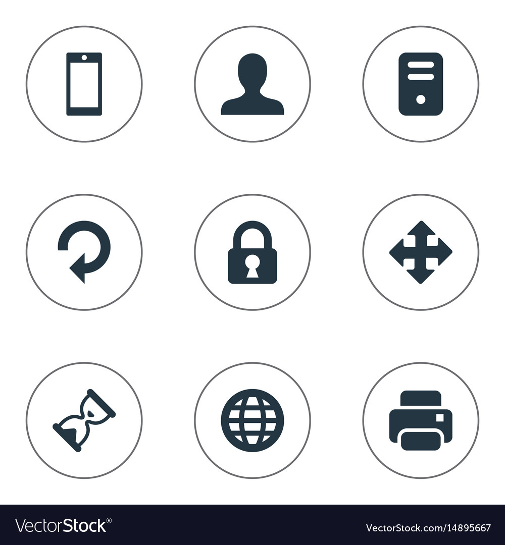 Set of simple practice icons