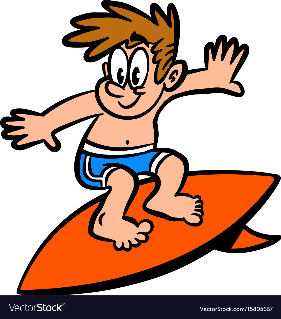 Surfer Royalty Free Vector Image - VectorStock