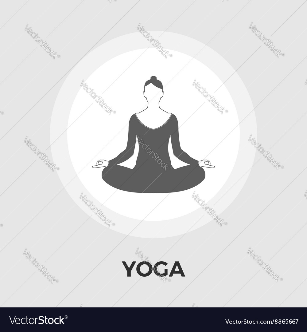 Yoga flat icon