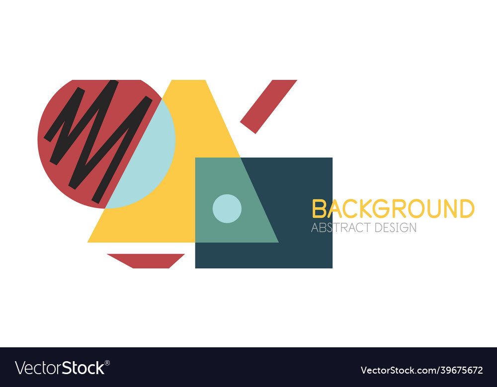 Abstract background with blocks lines geometric vector image Abstract background with blocks lines geometric