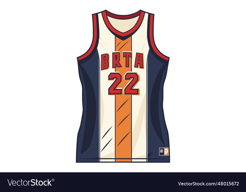 Basketball jersey of american Royalty Free Vector Image