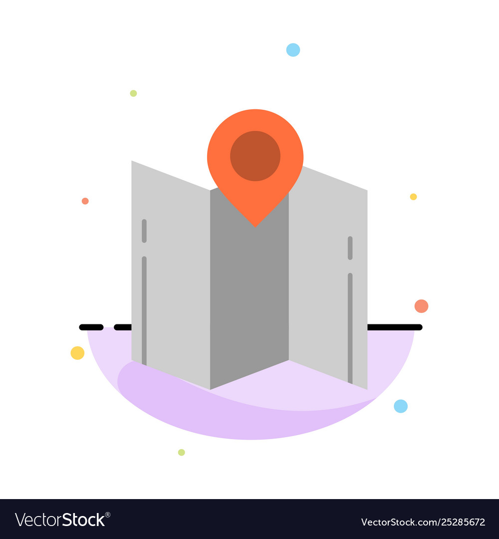 Map direction location navigation pointer vector image Map direction location navigation pointer