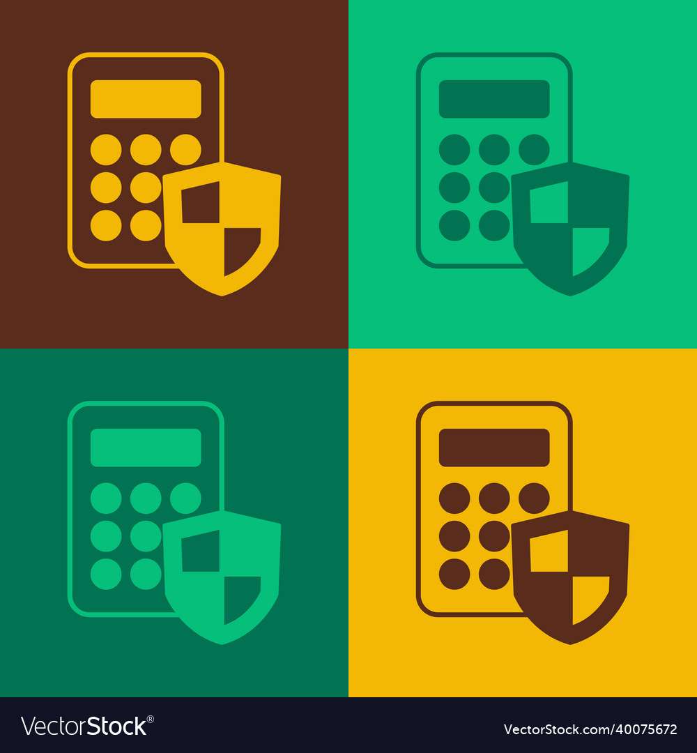 Pop art security system control panel with display