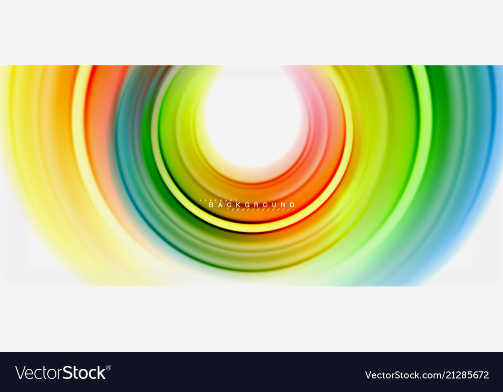 Rainbow fluid color line abstract background Vector Image Rainbow fluid color line abstract background