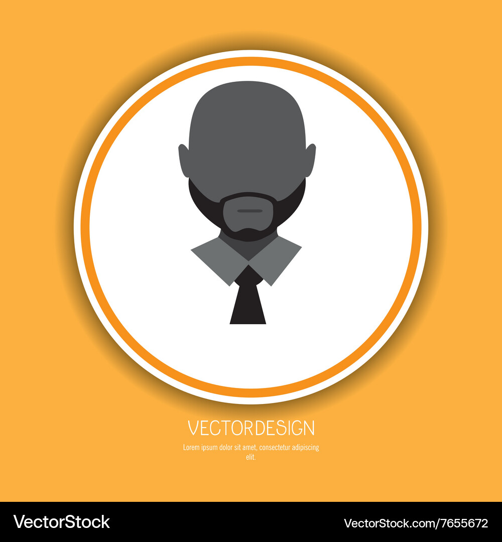 User profile design Royalty Free Vector Image - VectorStock
